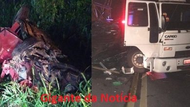 Foto de Sapeaçu: Homem morre após acidente entre carro e caminhão na BR-101