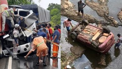 Foto de Pista molhada causa acidentes na BR e BA nesta quarta (13); região de Santo Antônio de Jesus