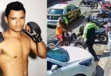 Foto de Vídeo: Lutador de MMA agride agente de trânsito, e que fica desmaiado no Pará