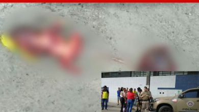 Foto de SAJ: Feto do sexo masculino é encontrado morto ao lado de sacos de lixo