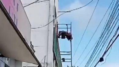 Foto de Homem sofre descarga elétrica enquanto trabalhava no centro de Amargosa