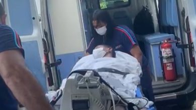 Foto de Vídeo: após conseguir regulação e desespero da família, jovem vítima de AVC é transferido em ambulância UTI para Salvador