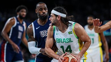 Foto de Brasil perde no basquete para os Estados Unidos e se despede da Olimpíada de Paris