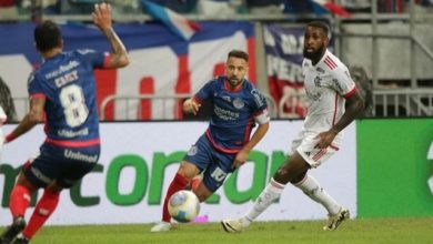 Foto de Bahia perde para o Flamengo na Fonte Nova e se complica na Copa do Brasil