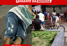 Foto de SAJ: três pessoas foram baleadas no São Benedito; vítimas foram socorridas para o Hospital Regional