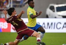 Foto de Vinicius Jr. perde pênalti, e Brasil só empata com Venezuela nas eliminatórias