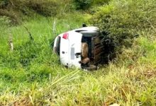 Foto de Policial e professor sofre acidente na BA-026 entre Amargosa e Brejões