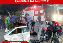 Foto de Colisão entre moto e carro deixa vítima fatal na BA-046, perímetro de SAJ; moradores do local fizeram protesto