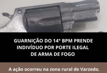 Foto de Polícia prende homem em flagrante por porte ilegal de arma de fogo na zona rural de Varzedo