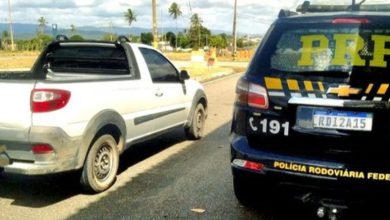 Foto de Strada roubada em Taperoá é recuperada pela PRF durante fiscalização em SAJ