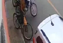 Foto de Homem furta bicicleta no centro de Santo Antônio de Jesus