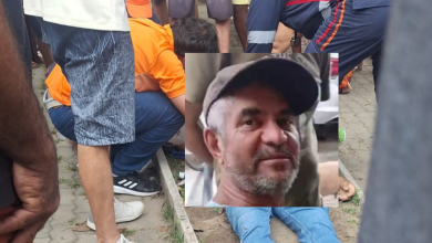 Foto de Morre Zanata do Dominó, após mal súbito enquanto andava de bicicleta no centro de Santo Antônio de Jesus