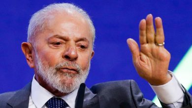 Foto de Lula pede respeito a Trump : ‘Se ele vai cobrar 50% (de tarifa) de nós, a gente vai cobrar 50% dele’