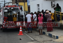 Foto de Homem é executado a tiros na rua 15 de Novembro no centro de Elísio Medrado